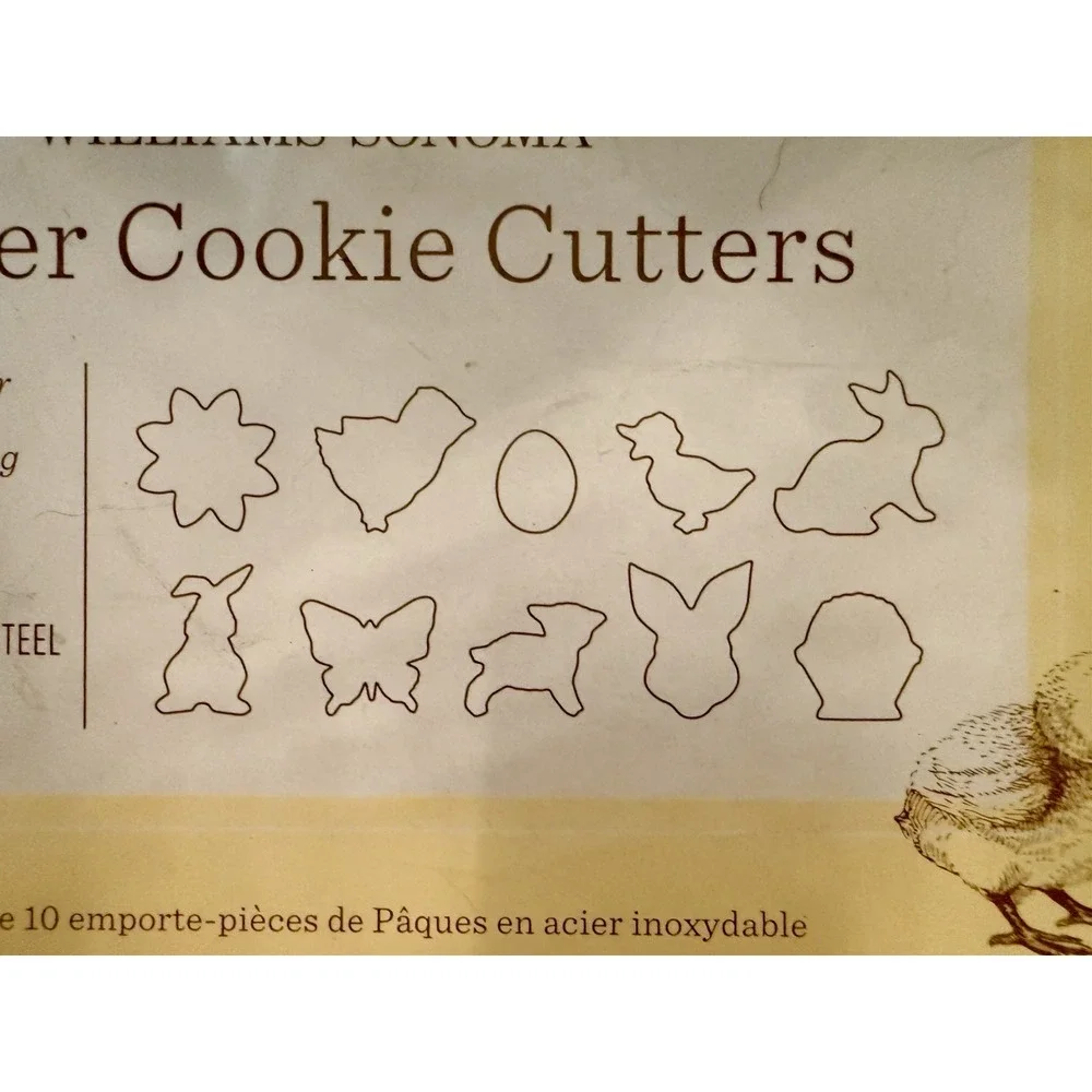 Williams Sonoma 10 Easter Cookie Cutters 3